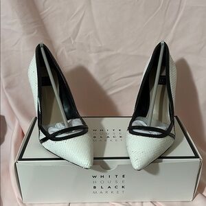 White House Black Market Two-Tone Heels